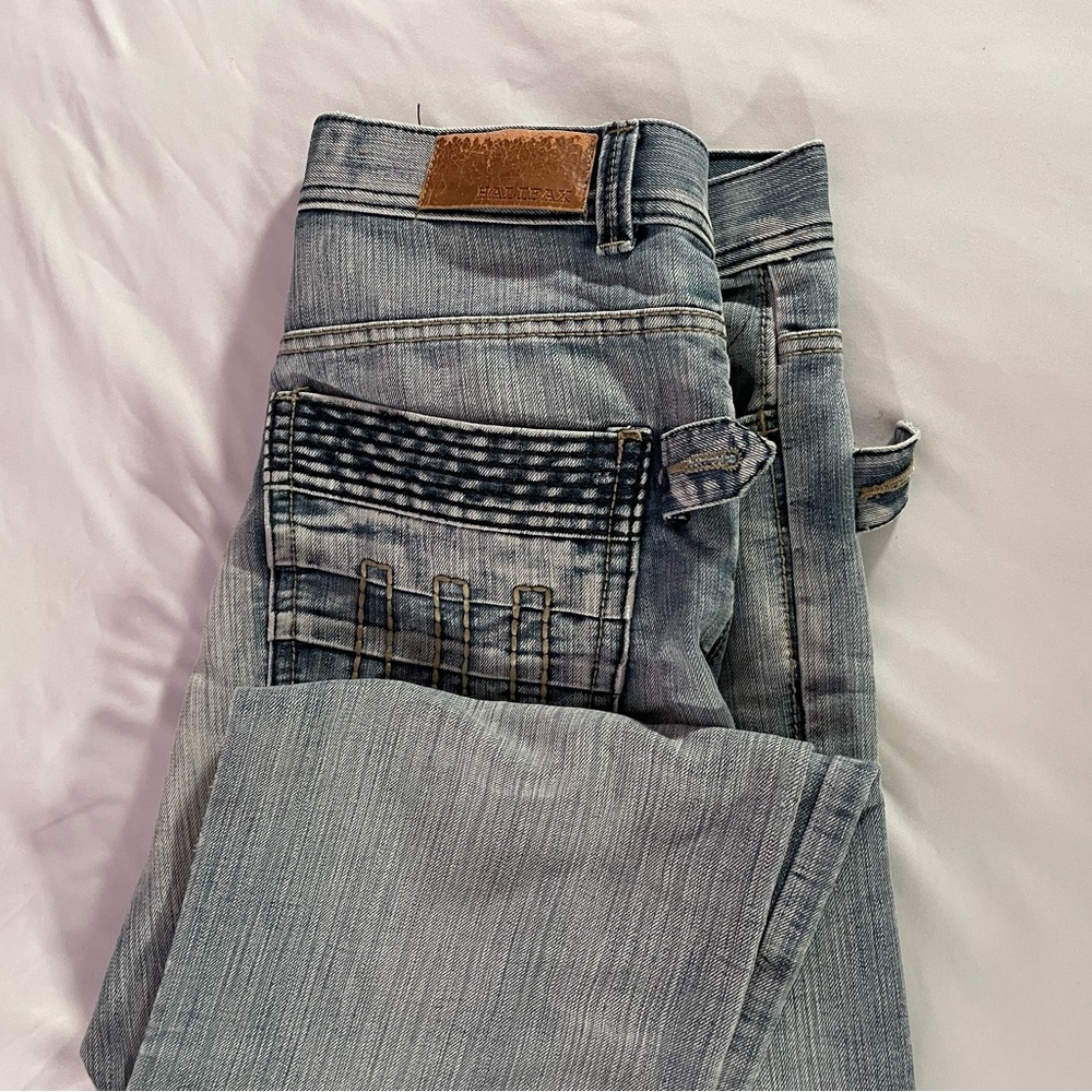 Halifax men jeans 32w 32L blue excellent condition